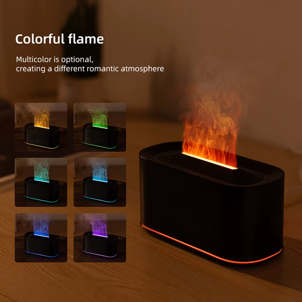 Aromatherapy Diffuser with Flame Effect – GioStarMarket